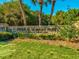 Welcoming entrance to Fred Howard Park with a stone sign nestled in lush greenery at 1532 Citrine Trl, Tarpon Springs, FL 34689