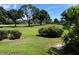 Lush green space with mature trees, providing a tranquil and picturesque view at 29129 Bay Hollow Dr # 3201, Wesley Chapel, FL 33543