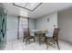 Kitchen nook with a round table and seating for two, great for casual meals at 35058 Whispering Oaks Blvd, Dade City, FL 33523
