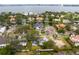 Scenic aerial view featuring luxury homes surrounded by lush landscaping near the water at 493 Lucerne Ave, Tampa, FL 33606