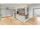 Spacious kitchen island with seating and modern appliances at 493 Lucerne Ave, Tampa, FL 33606