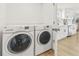 Convenient laundry area with modern appliances is located just off the kitchen, making chores a breeze at 6404 Monterey Blvd, Tampa, FL 33625