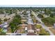 A pleasant aerial view showcases a residential area with lush greenery and quiet streets at 6698 35Th N Ave, St Petersburg, FL 33710