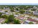 A nice aerial shot of a neighborhood with mature trees and well-maintained homes at 6698 35Th N Ave, St Petersburg, FL 33710
