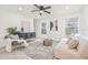 Bright living room boasts recessed lighting, and plenty of natural light creating an inviting and airy atmosphere at 7 Hamilton Heath Dr, Tampa, FL 33604