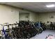 Indoor bike storage room with multiple bicycles neatly organized at 7200 Sunshine Skyway S Ln # 2E, St Petersburg, FL 33711
