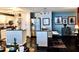 Bright kitchen boasts white cabinets, stainless appliances, and two kitchen islands at 7200 Sunshine Skyway S Ln # 2E, St Petersburg, FL 33711