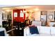 Spacious living room and kitchen area is perfect for entertaining at 7200 Sunshine Skyway S Ln # 2E, St Petersburg, FL 33711