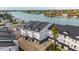 Beautiful waterfront townhomes with ample parking and boat dock access at 9939 1St E St, Treasure Island, FL 33706