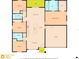 Detailed floor plan showcases the layout of the home, including bedrooms, bathrooms, and living spaces at 19212 Sunlake Blvd, Lutz, FL 33558