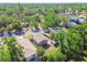 Aerial view of a neighborhood featuring tree-lined streets and cozy single-Gathering homes at 2018 21St S St, St Petersburg, FL 33712