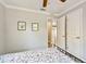 Bedroom with two closets and light gray walls at 2018 21St S St, St Petersburg, FL 33712