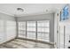 Foyer area with decorative windows and a paneled front door at 2018 21St S St, St Petersburg, FL 33712