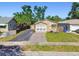 Charming single-story home with a well-maintained front yard and a spacious driveway at 2018 21St S St, St Petersburg, FL 33712