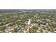 Excellent aerial view of the neighborhood showcasing lush greenery and proximity to community amenities in Sarasota at 2626 Cheryle Ln, Sarasota, FL 34237