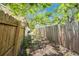 View of the side yard with privacy fence at 2627 8Th N Ave, St Petersburg, FL 33713