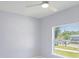 Neutral bedroom with a big window and ceiling fan to keep you cool at 3016 N 73Rd St, Tampa, FL 33619