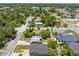 This high angle view showcases the property's surroundings, with lush greenery and neighborhood streets at 3151 6Th S Ave, St Petersburg, FL 33712