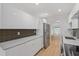 Modern kitchen with stainless steel appliances, sleek cabinets, and stylish countertops at 3151 6Th S Ave, St Petersburg, FL 33712
