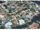 Aerial view of homes along canals and waterways, showing pools and waterfront living at 4138 Saltwater Blvd, Tampa, FL 33615