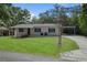 Charming single story home with a well manicured lawn and carport at 608 Betmor Ln, Palm Harbor, FL 34683