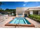 A relaxing in-ground hot tub is just one of the many amenities available at 6190 80Th N St # 411, St Petersburg, FL 33709