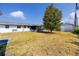 Backyard with shade tree, shed, and screened patio; an outdoor oasis at 7777 117Th St, Seminole, FL 33772