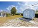 Exterior shot of the home's matching shed for additional outdoor storage solutions at 7777 117Th St, Seminole, FL 33772