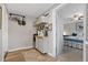 Charming coffee station next to the bedroom offering both convenience and style at 7909 Canna Dr, Port Richey, FL 34668
