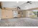 Spacious outdoor patio with brick pavers, multiple ceiling fans and lots of room at 1021 15Th St, Palm Harbor, FL 34683
