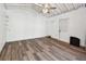 Bonus room featuring new floors, bright lighting, and a ceiling fan at 11203 Killearn Ct, Riverview, FL 33569