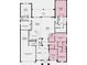 Detailed floor plan showcasing the home's layout, including bedrooms, living spaces, and garage at 11236 Kingly Ln, Odessa, FL 33556