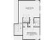 Upstairs floor plan displaying the layout of the game room, bathroom, and optional bedroom space at 11236 Kingly Ln, Odessa, FL 33556