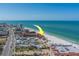 Gorgeous aerial view of beachfront homes with ocean access and nearby attractions at 17606 Lee Ave, Redington Shores, FL 33708