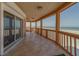 Expansive balcony with tile flooring and beach views at 17606 Lee Ave, Redington Shores, FL 33708