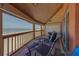 Relaxing balcony space with lounge chairs, seating, and ocean vistas at 17606 Lee Ave, Redington Shores, FL 33708