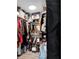 Functional walk-in closet offering ample storage with hanging racks and shelves to keep wardrobe items organized at 219 4Th N Ave # 201, St Petersburg, FL 33701