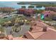 An aerial view of a multi-Gathering complex with water views and ample parking at 2722 Via Tivoli # 430A, Clearwater, FL 33764