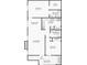 Detailed floor plan showcasing the layout of the home, including room dimensions at 2969 Bonaventure Cir # 104, Palm Harbor, FL 34684