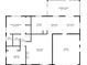 Detailed floor plan showcasing the layout of the house including the screened porch at 3224 Hilary Cir, Palm Harbor, FL 34684