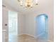 Dining area with tile flooring, and access to other rooms at 39055 9Th Ave, Zephyrhills, FL 33542