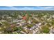 Aerial view of a residential neighborhood with tree-lined streets and spacious lots at 4642 29Th N Ave, St Petersburg, FL 33713