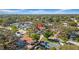 An aerial view of the home situated in a leafy neighborhood with a pin marking its location at 4642 29Th N Ave, St Petersburg, FL 33713