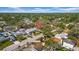 An aerial view of a suburban community with landscaped yards and tree-lined streets showcasing neighborhood charm at 4642 29Th N Ave, St Petersburg, FL 33713