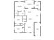 Detailed floor plan of the home, showcasing the layout of the bedrooms, bathrooms, kitchen, and living areas at 4642 29Th N Ave, St Petersburg, FL 33713
