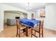 Inviting dining room area with views into the living room and kitchen at 4732 Ashburn Pond Way, Tampa, FL 33610
