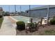 Bocce ball court surrounded by benches and landscaping, offering recreational amenities in a community setting at 4736 Sunny Loop, Holiday, FL 34690