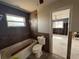 Bathroom view offering customization potential with bathtub and tiled shower, ready for renovation at 5201 Denver Ne St, St Petersburg, FL 33703