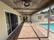 Covered patio area with view of the pool and backyard at 5201 Denver Ne St, St Petersburg, FL 33703