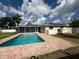 In ground pool and patio, perfect for outdoor entertaining at 5201 Denver Ne St, St Petersburg, FL 33703
